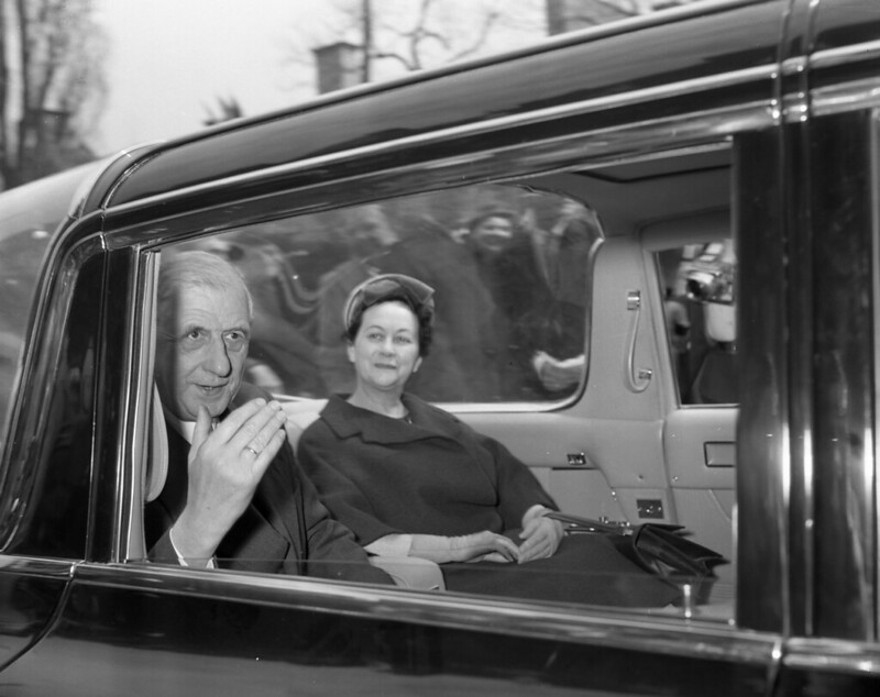 Charles de Gaulle z małżonką Yvonne 21.04.1960 r. Flicr. CC BY-NC SA 2.0